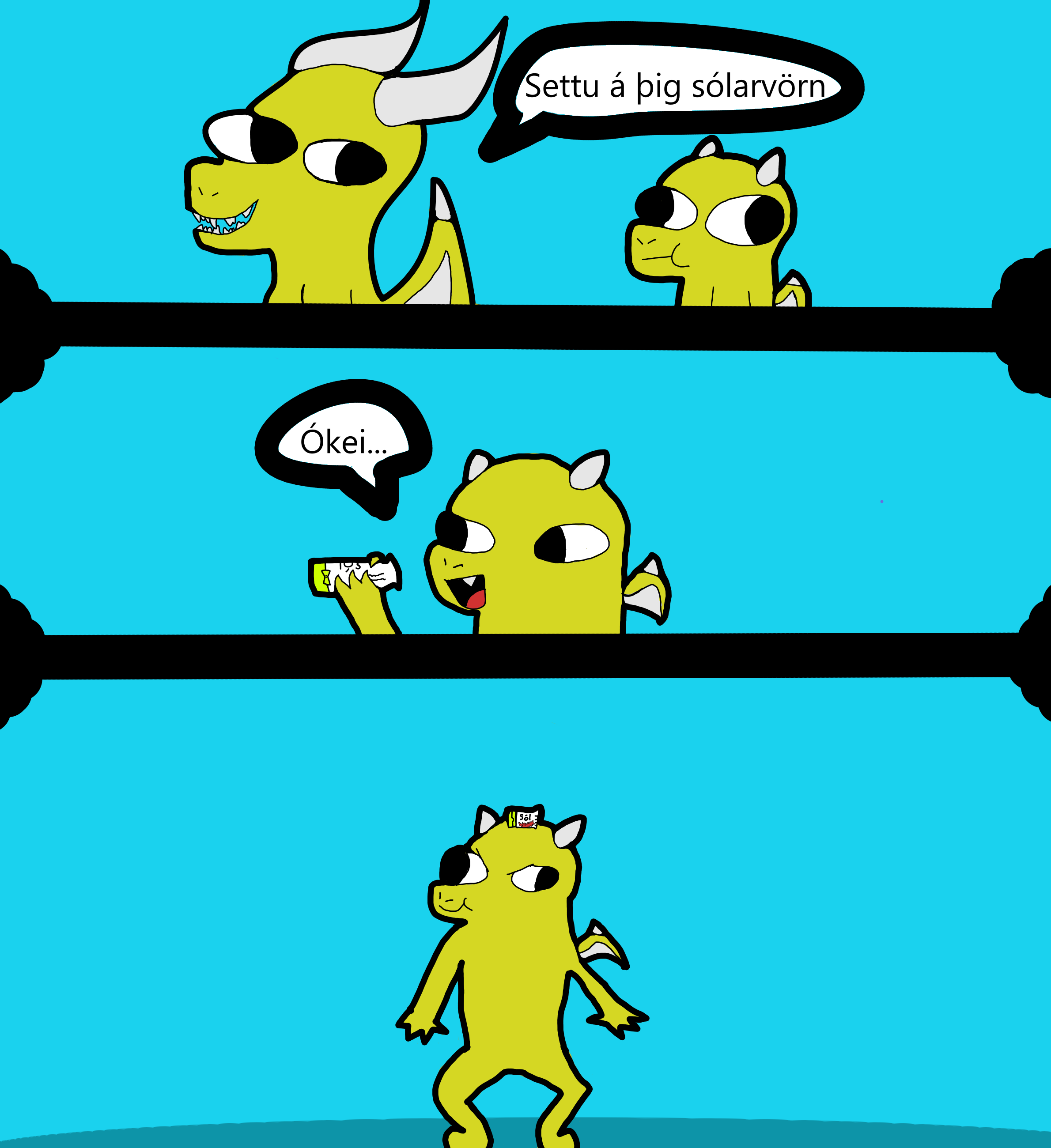 Drekagrín #2: Sólarvörn